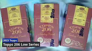Unboxing 2023 Topps 206 Low Series Boxes (Baseball)