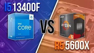 Core i5 13400F vs Ryzen 5 5600X - Test in 8 Games | RTX Spidy