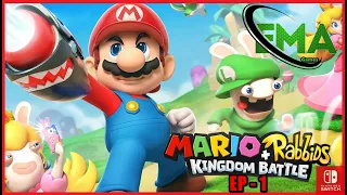 Mario + Rabbids Kingdom Battle - Conhecendo um novo mundo - Ep 1