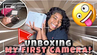 UNBOXING MY FIRST CAMERA | IT WAS $100! | Amazon VLOGGING Camera, 4K Digital Camera, AFFORDABLE