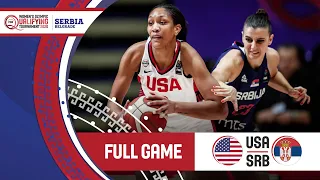 USA v Serbia - Full Game - FIBA Women's Olympic Qualifying Tournament 2020