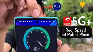 Airtel 5G Speed Test (1Gbps) Ground Reality 🔥🔥 #5g #shorts