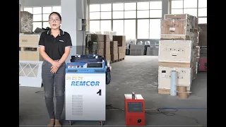 Remcor Handheld 3 in 1 fiber laser welding cleaning cutting machine installation guide video