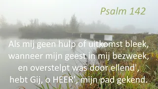 Psalm 142 - Als mij geen hulp of uitkomst bleek - Piano