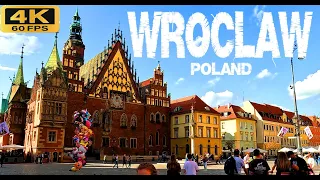 🇵🇱 Wroclaw POLAND Walking Tour [4k 60FPS]