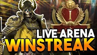 Live Arena WINSTREAK Testing Some New Builds!! | Raid: Shadow Legends