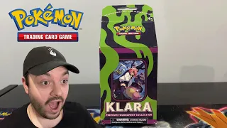 Klara Premium Tournament Collection Box Unboxing | Pokémon TCG