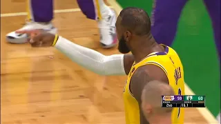 LeBron James Was Fouled 2 Times In 3 Seconds And Said This To The Ref...