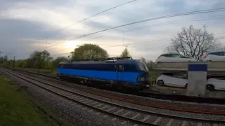 Züge in Datteln auf der Nordstrecke Güterzüge  4K