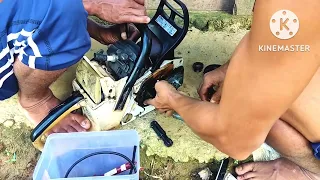 Stihl machine  Mobil pump repair || how to repair stihl Chainsaw || Stihl mechanic || stihl repair