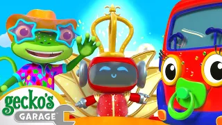 Rainbow Truck Parade Fun｜Gecko's Garage｜Funny Cartoon For Kids｜Learning Videos For Toddlers