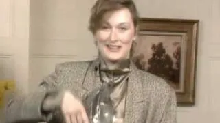 Meryl Streep wins the People's Choice Award 1987