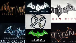 Every Batman Arkham Game Trailer Logos (2009-2023)