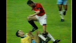 Gareth Southgate stamped on by Roy Keane