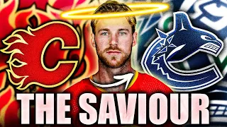 How Elias Lindholm SAVED THE CALGARY FLAMES FROM THEMSELVES (Vancouver Canucks Trade News)