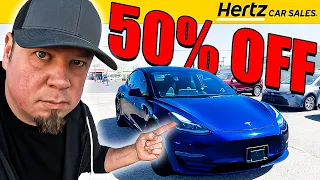 Hertz Is CRASHING THE MARKET, So I Tried To BUY THEIR CARS