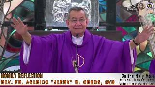 Homily Reflection of Rev. Fr. Jerry Orbos, SVD