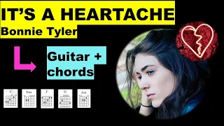 IT'S A HEARTACHE / guitar + chords + lyrics