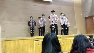 180419 Stray Kids "Hellevator" at school promotion