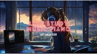 Piano Rain Study Session: 528Hz Lofi Study Music