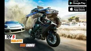 TOP 5 MOST REALISTIC BIKE RACING GAMES FOR ANDROID AND iOS 2022 | BEST MOBILE RACING GAMES WITH SIZE