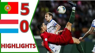 PORTUGAL VS LUXEMBOURG I HIGHLIGHTS I EURO QUALIFIERS I