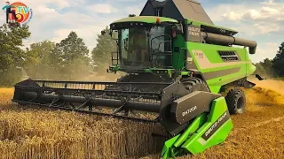 DEUTZ FAHR C9306 Combine Harvester - Farming in action!