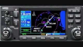 Garmin 430 Procedure Turn Display