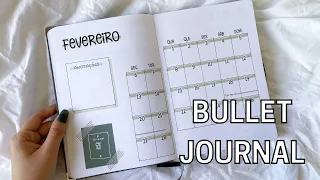 BULLET JOURNAL DE FEVEREIRO 2023| organização fácil e minimalista