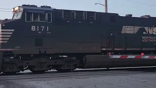 Just getting started 8171 Norfolk Southern on the move!   #trains