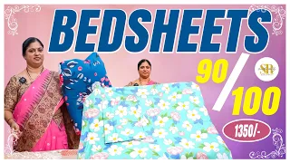 Latest Bedsheets 👑 | Import Quality | New Collection | Sunitha Reddy Sarees Hyderabad  | SR948