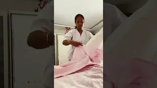 Pink pillow case