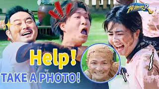Bailu's face was covered in mud,ZhouShen plays in the mud！|#keeprunningoriginal