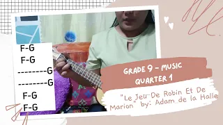 Le Jeu De Robin Et De Marion by Adam de la Halle - Grade 9 (Music) UKELELE