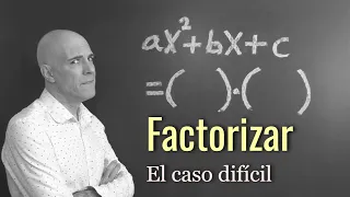 FACTORIZACIÓN POLINOMIOS TIPO AX²+BX+C.