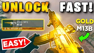 *NEW SECRET* How To Unlock The GOLDEN M13B In DMZ ☢️ - Where To Find Gold M13B! (Get M13B Fast MW2)