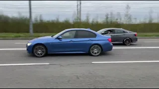 Civic x 1.5 turbo чип(~215лс) VS bmw 320d чип(~230лс)