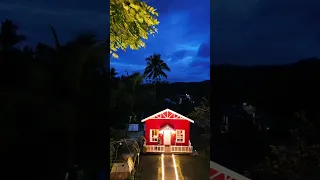 STUNNING RED CABIN in Cabuyao, Laguna, Philippines | Unique Airbnb #shorts #philippines #staycation