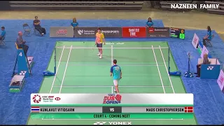 US open 2023 Kunlavut Vitidsarn THAILAND vs Mads Christophersen DENMARK I Round of 16