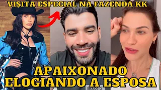 Gusttavo Lima APAIXONADO elogia a ESPOSA Andressa Suita e a família recebe VISITA na FAZENDA