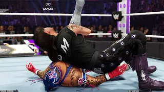 WWE 2K24 - "Dirty" Dominik Mysterio vs Rey Mysterio - Gameplay (PS5 UHD) [4K60FPS]