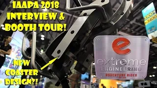 Extreme Engineering IAAPA 2018 Interview & Booth Tour Featuring New Cloud Coaster Chasis Design!