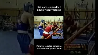 Sabías que Edwin “Inca” Valero perdió esta pelea por decisión?