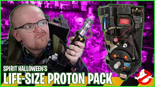 Spirit Halloween's life-size Ghostbusters Proton Pack | UNBOXING