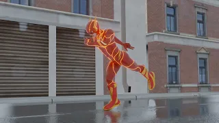 The Flash Start Run Pose Test - Blender