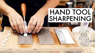 How I Sharpen My Hand Tools & Making a Sharpening Stone Jig