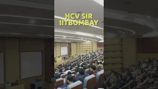 HC Verma Sir in IITBOMBAY #iit #iitbombay #trending #viral #shorts #ytshorts #youtubeshorts #teacher