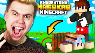 PRZEGRAŁEM PRZEZ BŁĄD W GRZE... (Minecraft Kwadratowa Masakra)