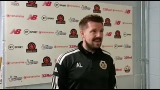 Adam Lakeland Reaction | Curzon Ashton vs Kettering Town | Vanarama National League North