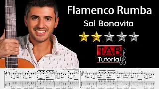 Flamenco Rumba by Sal Bonavita | Classical Guitar Tutorial + Sheet & Tab